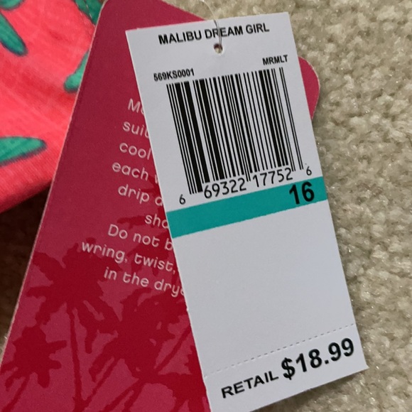 NWT girls swimsuit. Size 16 - Picture 2 of 2